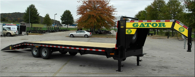 Gooseneck flat bed trailer for sale14k  Perry County, Ohio